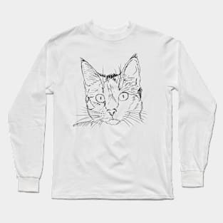 Painted Cat Long Sleeve T-Shirt